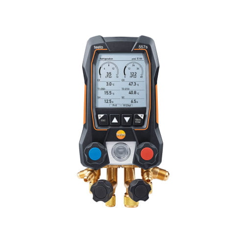 TESTO 557s_Máy đo áp suất điện lạnh khối van 4 chiều & bluetooth