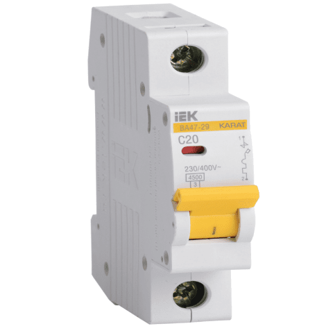 Cầu dao tự động MCB KARAT VA47-29 1P 16A 4.5kA x-ka C IEK