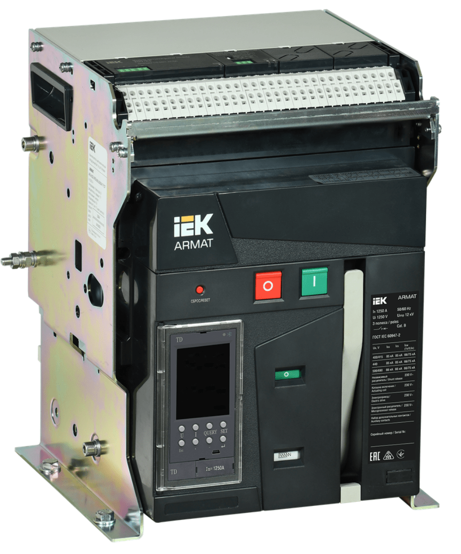 ACB IEK ARMAT AR-A2S TD12 3P 1250A 85kA
