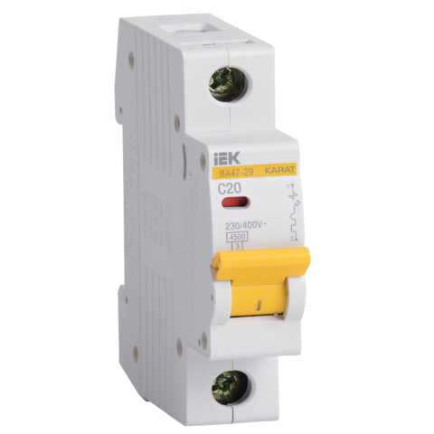MCB KARAT VA47-29 1P 20A 4.5kA C