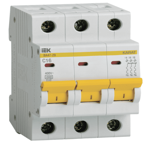 MCB KARAT VA47-29 3P C16 4.5kA