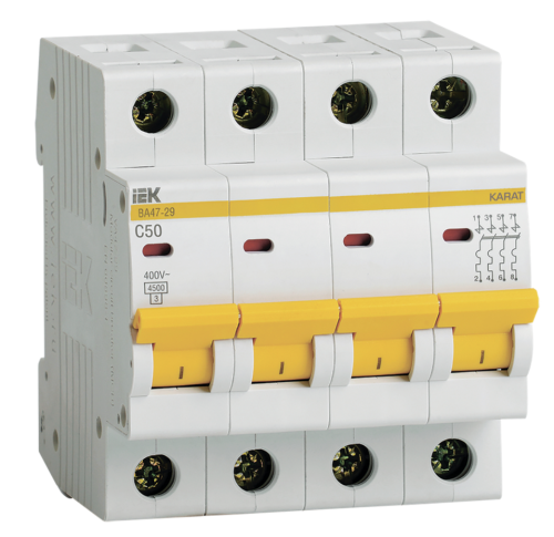 MCB KARAT VA47-29 4P C50 4.5kA