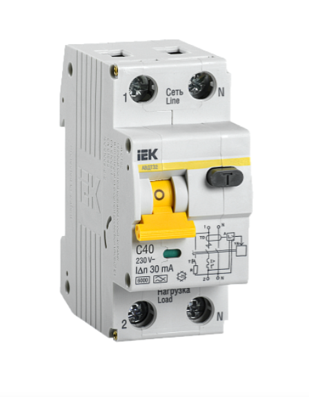 RCBO KARAT MAD22 1P+N 40A 30mA