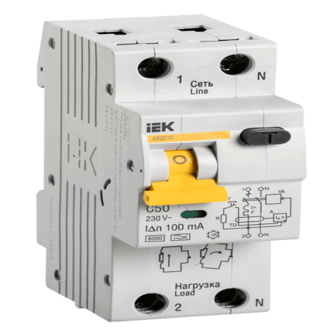 RCBO AVDT 32 C50 100mA IEK