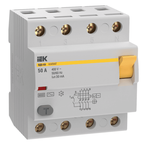 RCCB KARAT VD3-63 4P 50A
