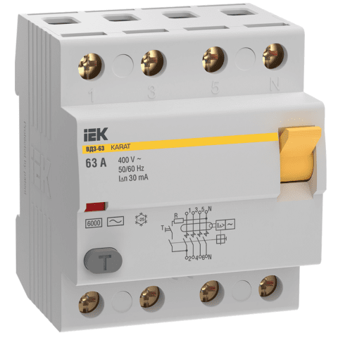 RCCB KARAT VD3-63 4P 63A