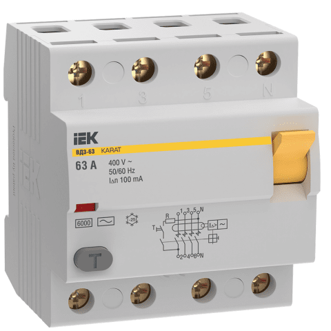 RCCB KARAT VD3-63 4P 63A