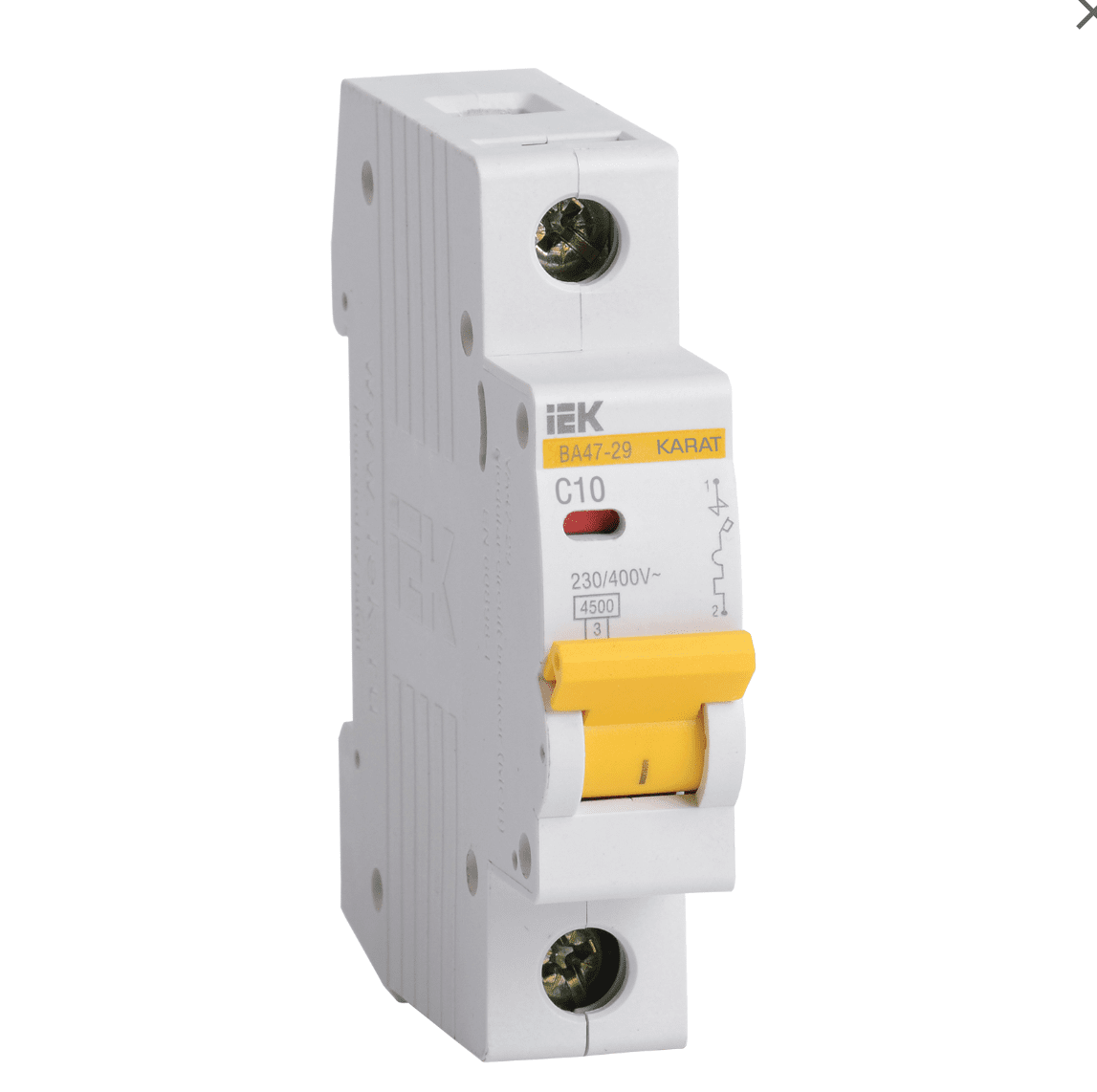 Cầu dao tự động MCB KARAT VA47-29 1P 10A 4,5kA C IEK