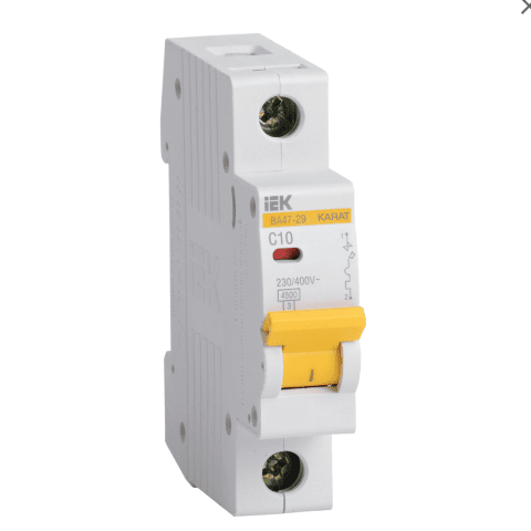 Cầu dao tự động MCB KARAT VA47-29 1P 10A 4,5kA C IEK
