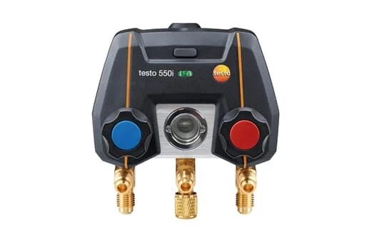 TESTO 550i _Máy đo gas điện lạnh nhỏ gọn khối van 2 chiều & bluetooth