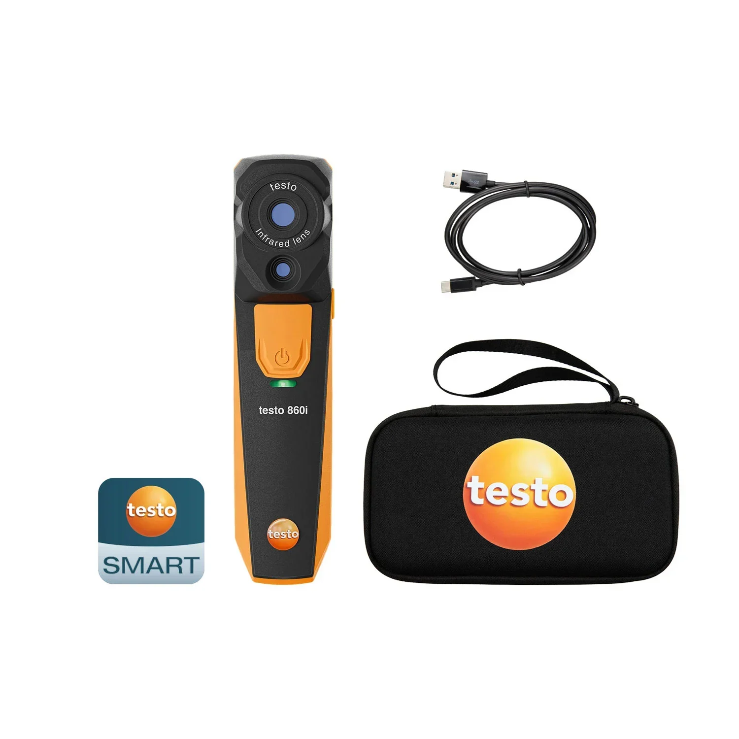 Bộ TESTO 860i – Máy ảnh nhiệt và túi đựng thiết bị